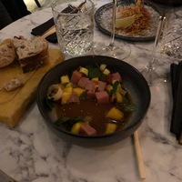 Севиче из тунца с манго и понзу