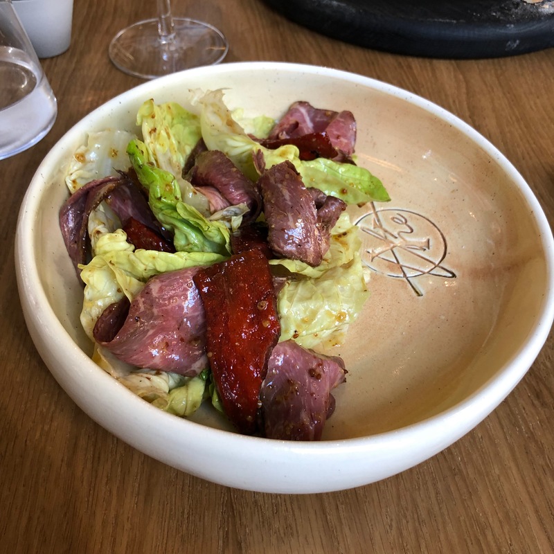 Салат с пастрами