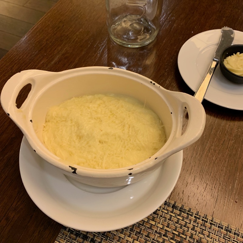 Картофельное пюре с пармезаном