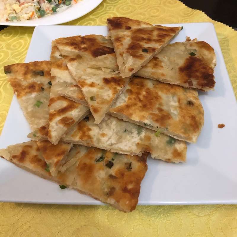 Лепешка с зеленым луком