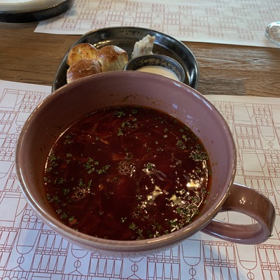 Копченый борщ