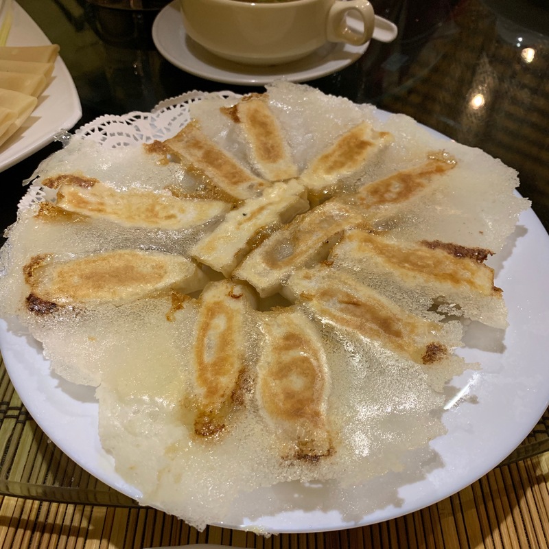 Жареные пельмени