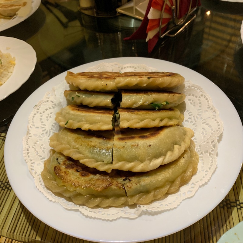 Блины с луком