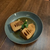 Корень бамбука на гриле