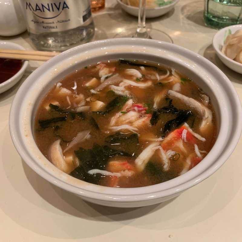 Мисо суп с крабом