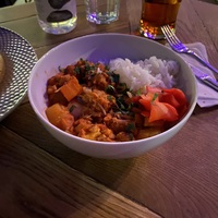 Курица карри с рисом