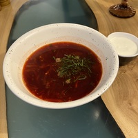 Борщ с маринованной свеклой
