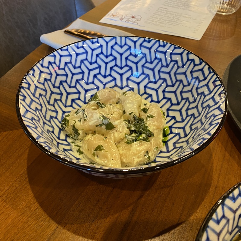 Курзе с камчатской неркой и мурманской треской в сливочном соусе