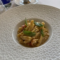 Паста казаречче с раковыми шейками