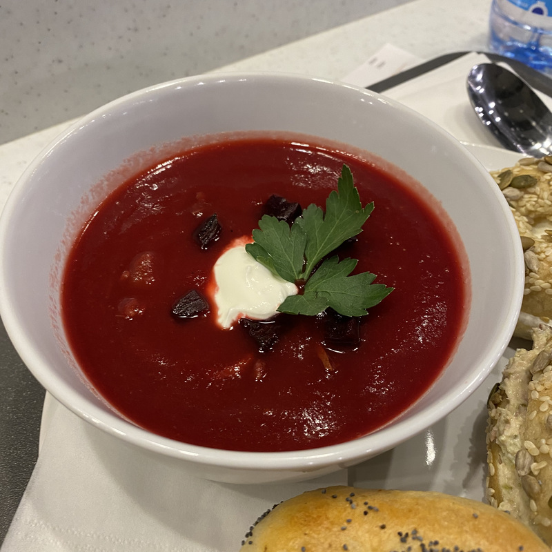 Крем-борщ с ребрышками