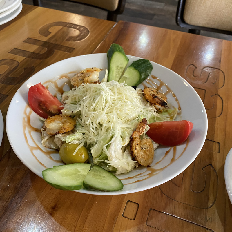 Цезарь с креветками