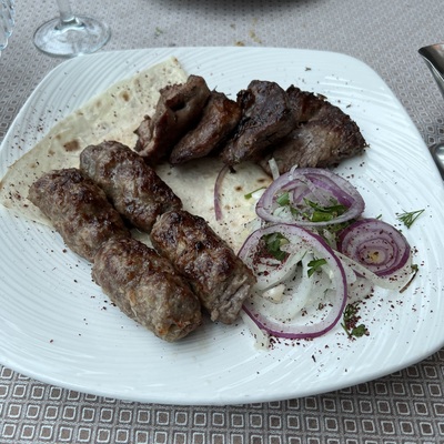Шашлык «Бастурма по-бакински»