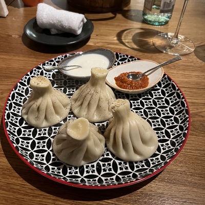 Хинкали с бараниной