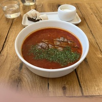 Борщ, сало, фермерская сметана