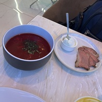 Борщ с мясом по-русски