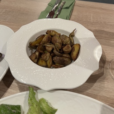 Картофель с грибами