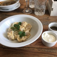 Пельмени с пряной бараниной