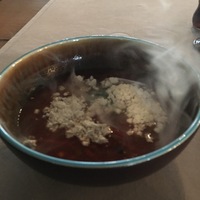 Мясная солянка со снегом из сметаны