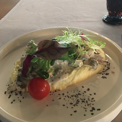 Бефстроганов с картофельным пюре