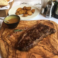 Стриплойн из мраморной говядины
