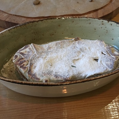 Кок-самса с яблоками