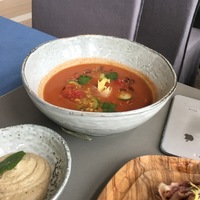 Гаспачо из розовых томатов