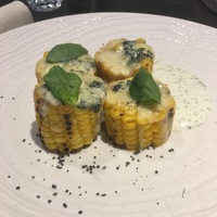 Кукуруза с горгондзолой
