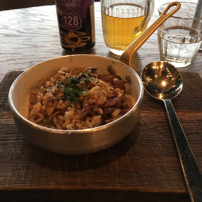 Ризотто с вешенками и мясом