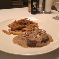 Филе Ангус с белыми грибами