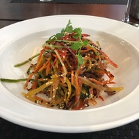 Азиатский ростбиф с овощами и чукой