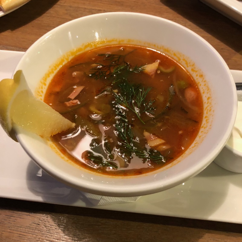 Мясная солянка