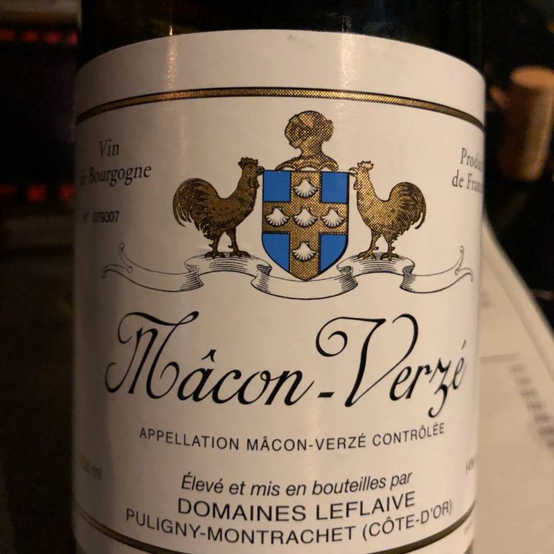 Вино Dom leflaive Macon Verze maconnais, Burgundy 2015, France