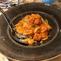 Красная паста с крабом