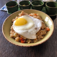 Тяхан с курицей