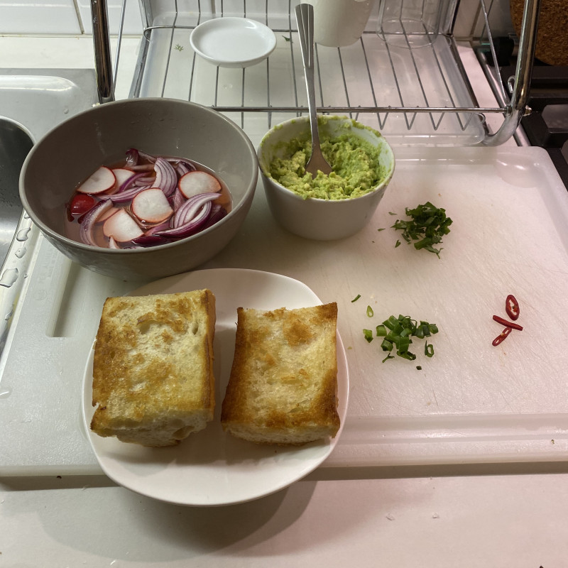 Avocado Toast & Cobb Salad
