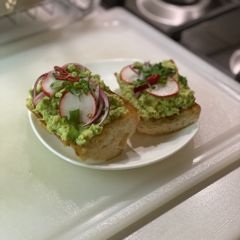 Avocado Toast & Cobb Salad