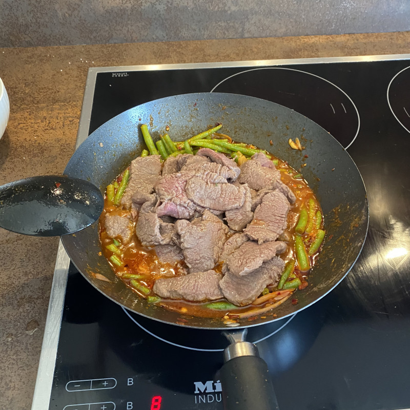 Ягненок и стручковая фасоль