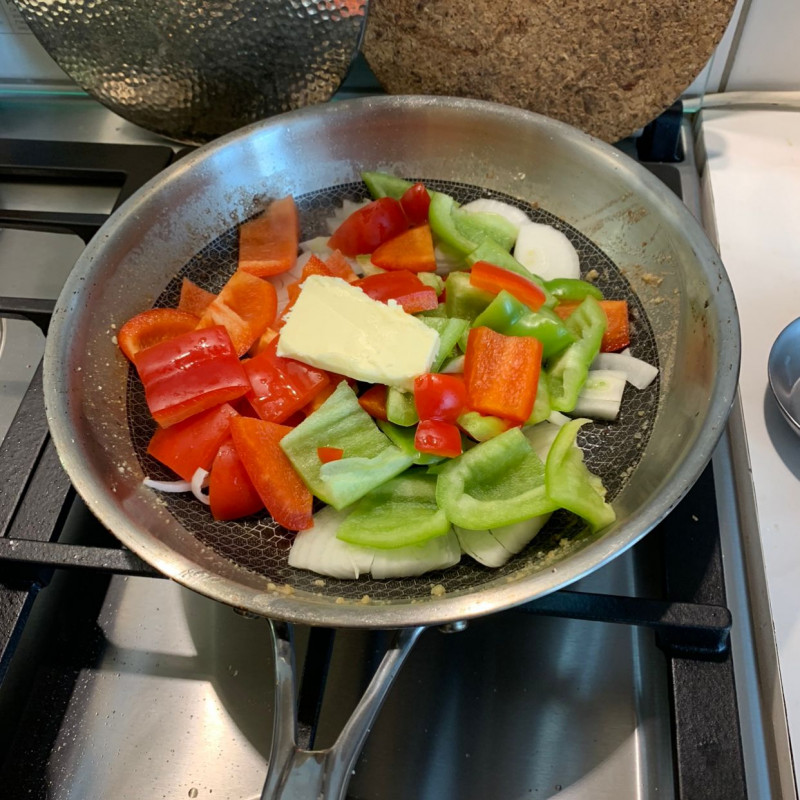 Цыплёнок с перцем от Джорджио