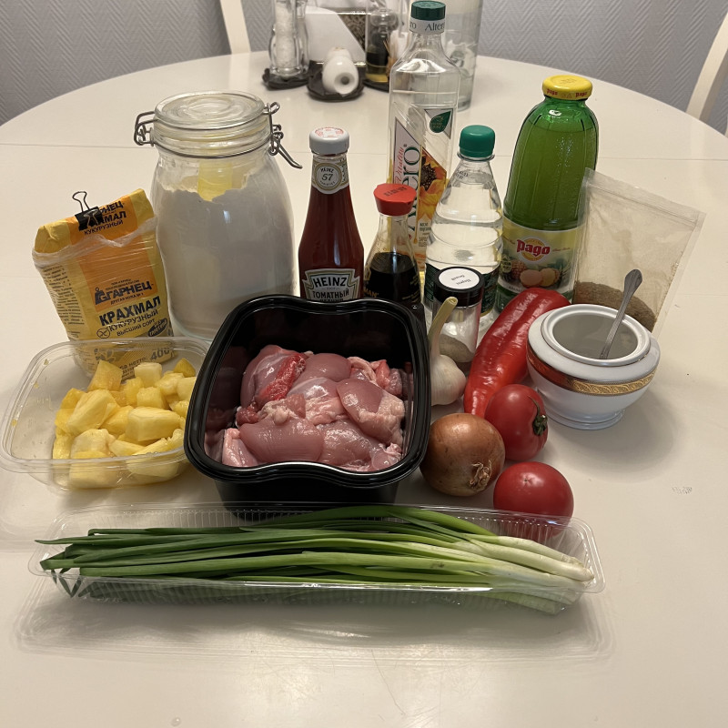 Курица в кисло-сладком соусе