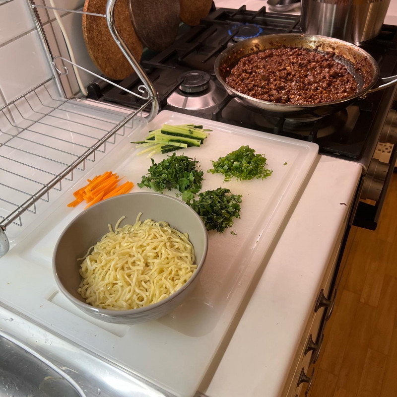 Лапша Chow Mein в стиле уличного Пекина