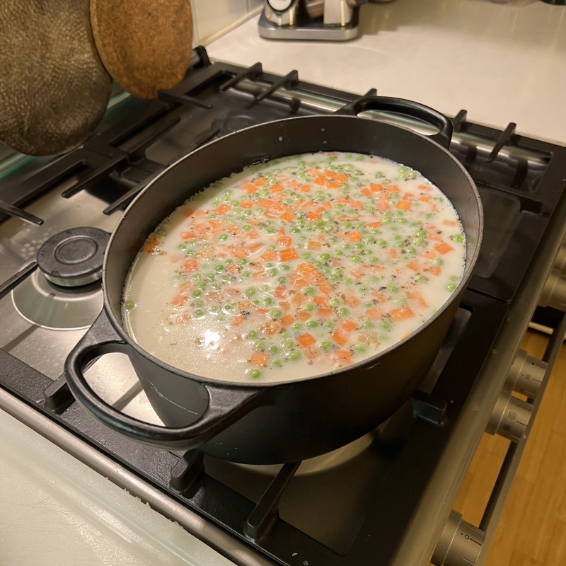 Куриный суп с клёцками