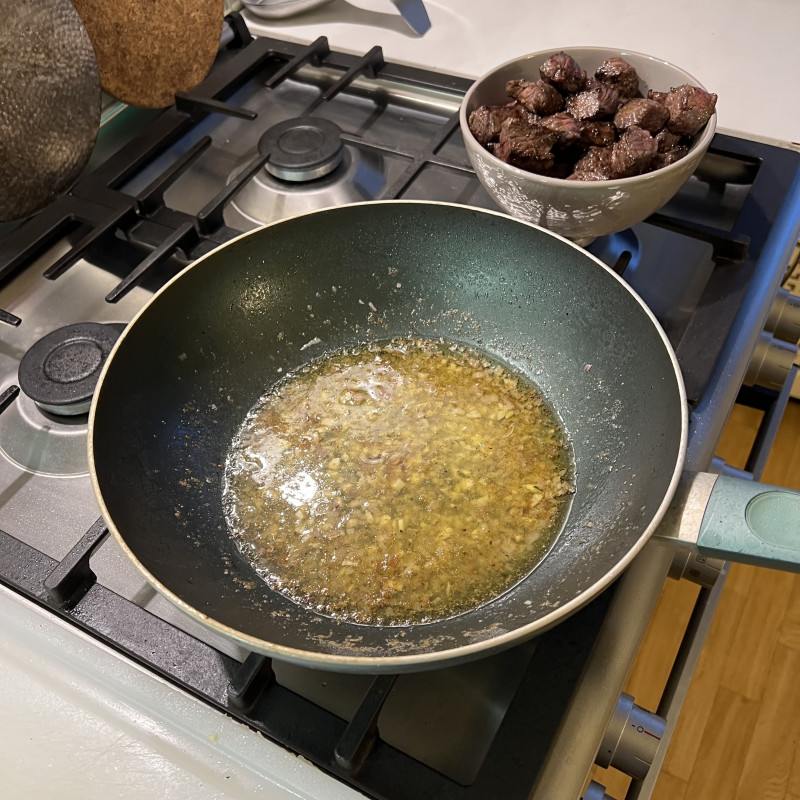 Жареная говядина