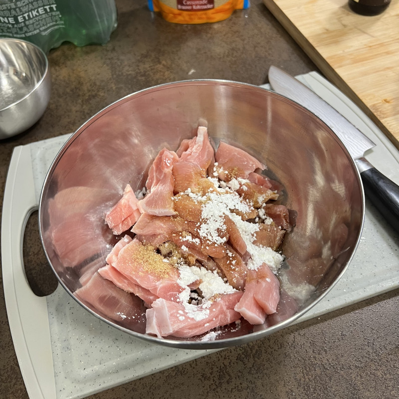 Лапша со свининой