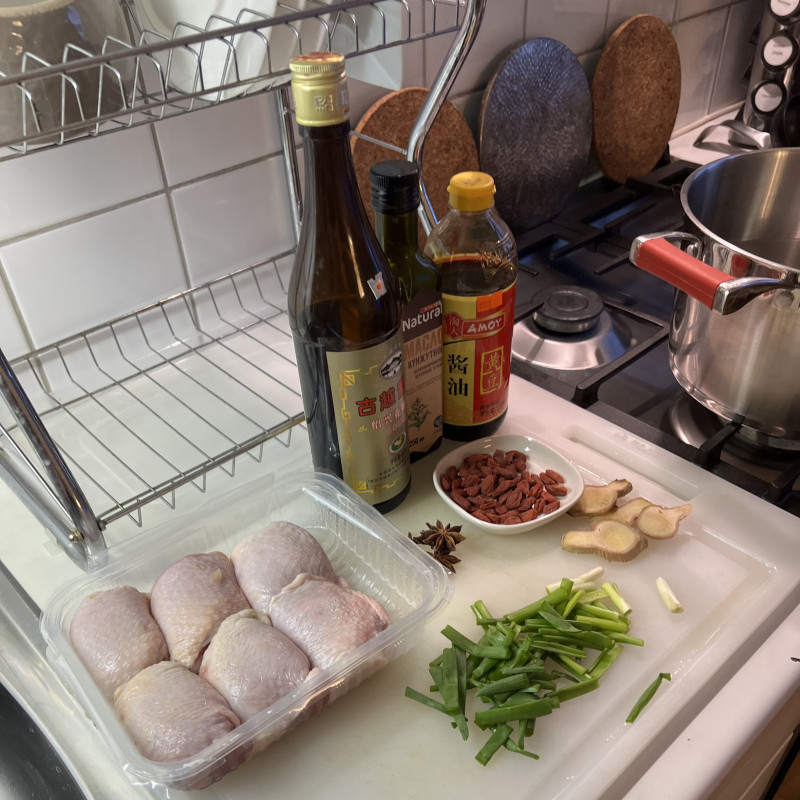 Пьяная курица
